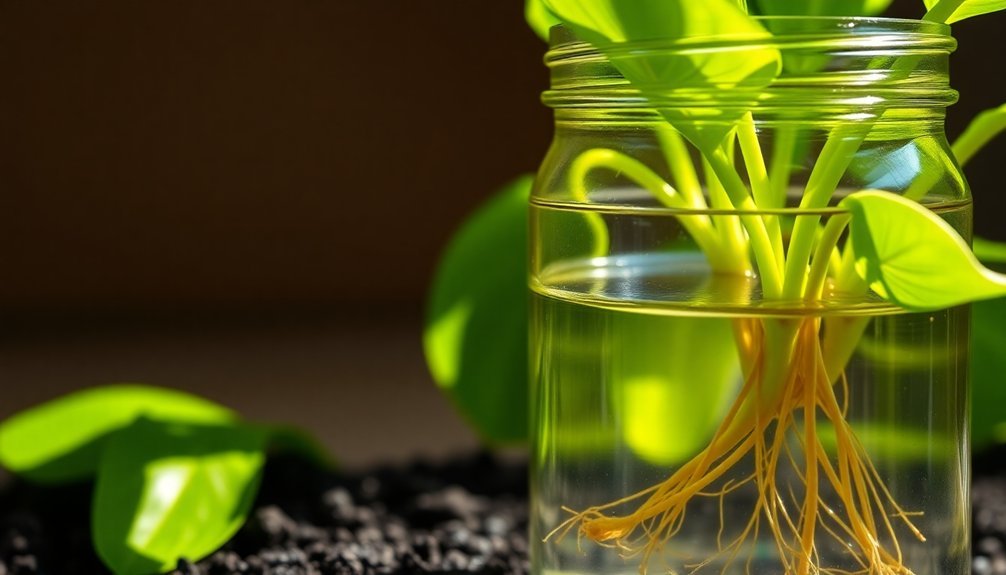 money plant water propagation