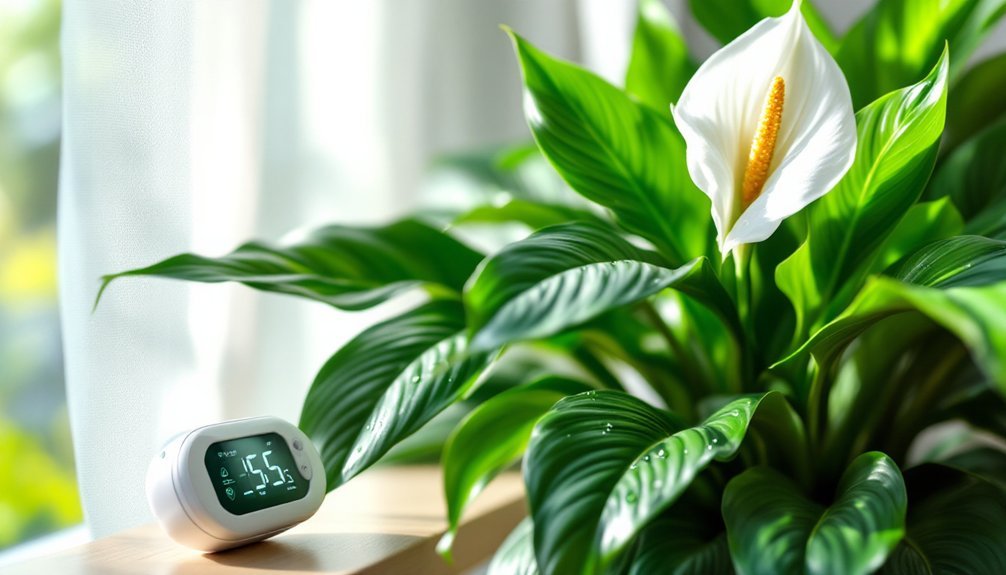optimal temperature for peace lily