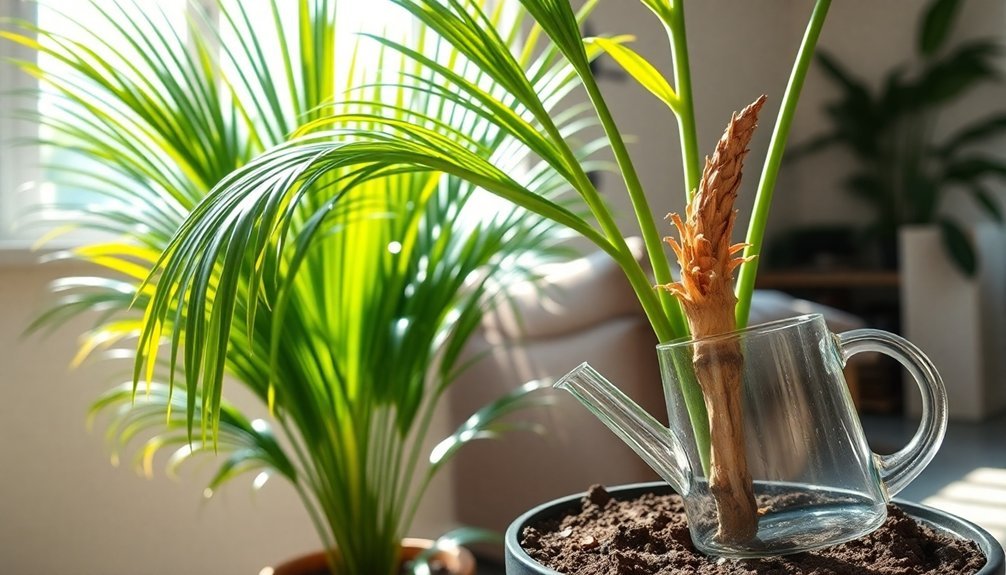 palm watering indicators explained