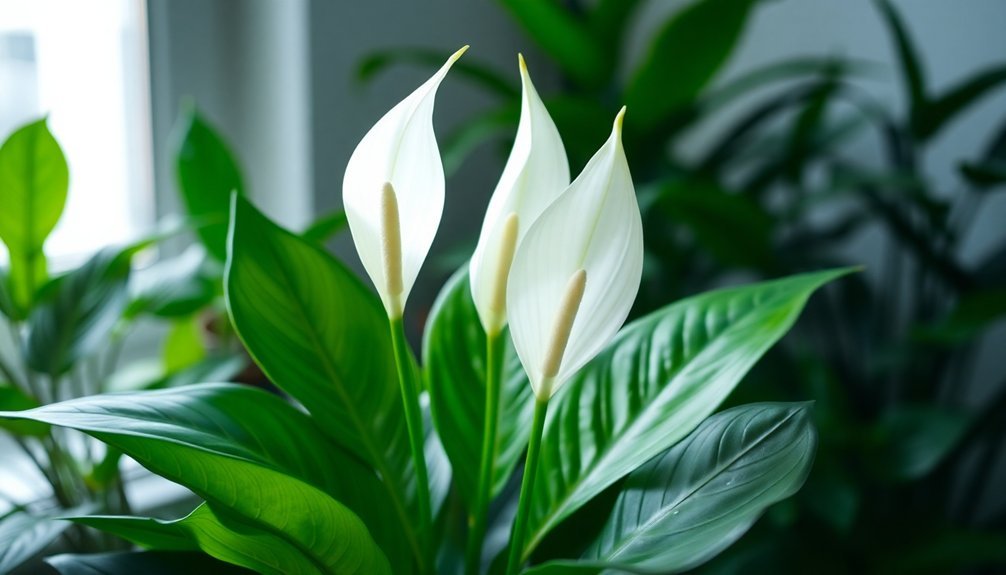 peace lily low light