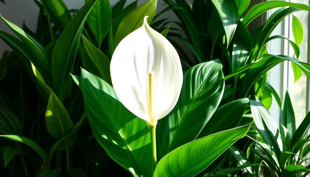 peace lily vs other plants