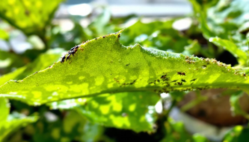 pest infestation in plants