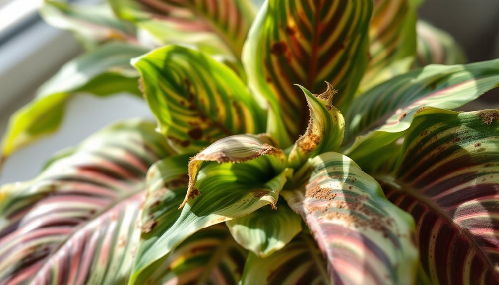 prayer plant leaf issues