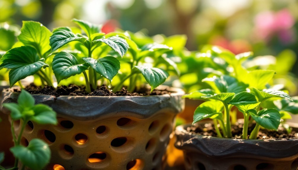 prevent root rot containers