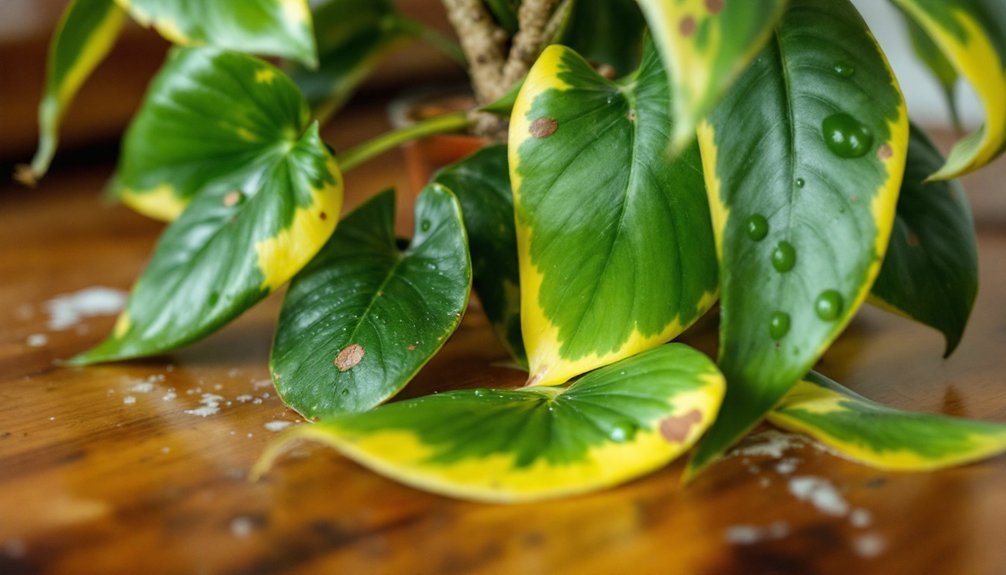 rubber plant leaf loss