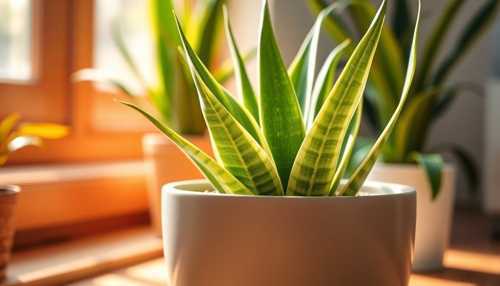 snake plant light versatility