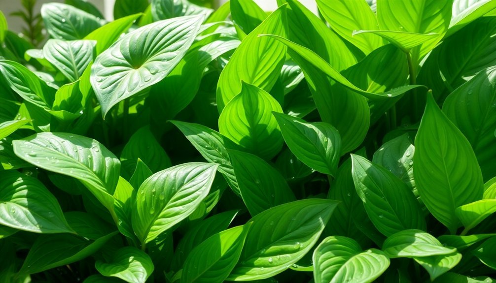 toxin absorbing leaf properties