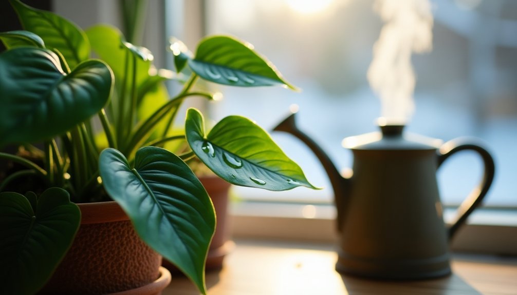 winter watering for philodendrons