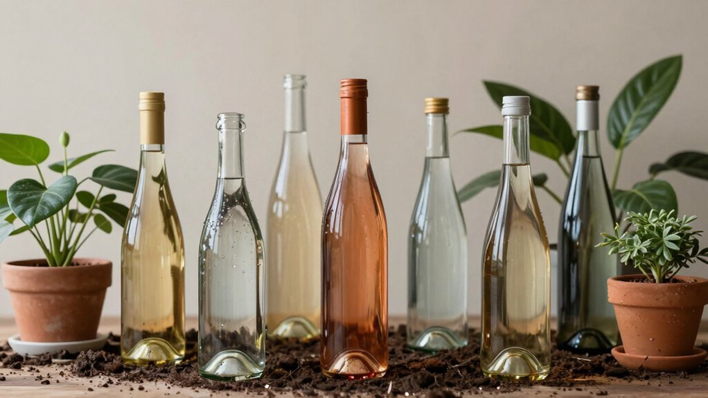 seven best wine bottle plant waterers